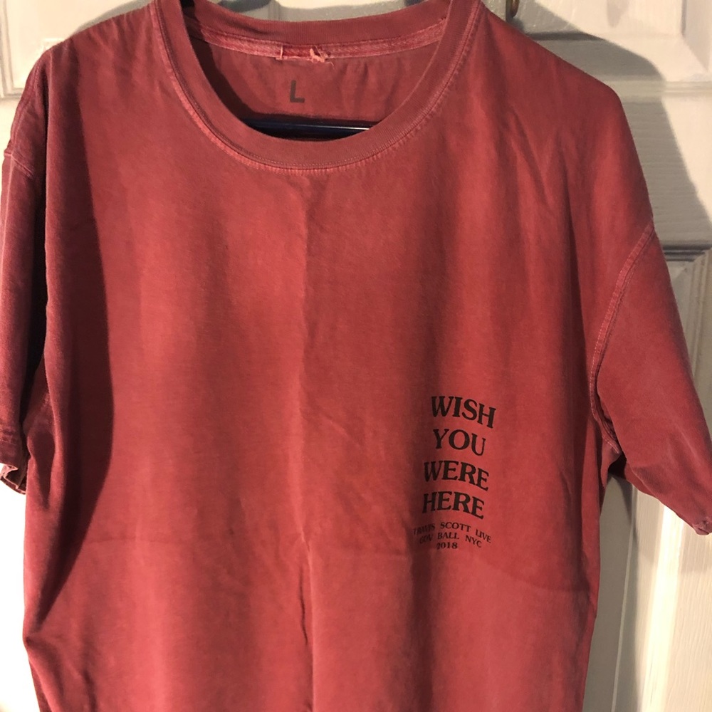 Travis Scott tour shirt